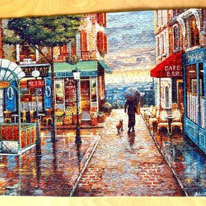 Wooden Jigsaw Puzzle Paris France Romantic Town 1000 pieces